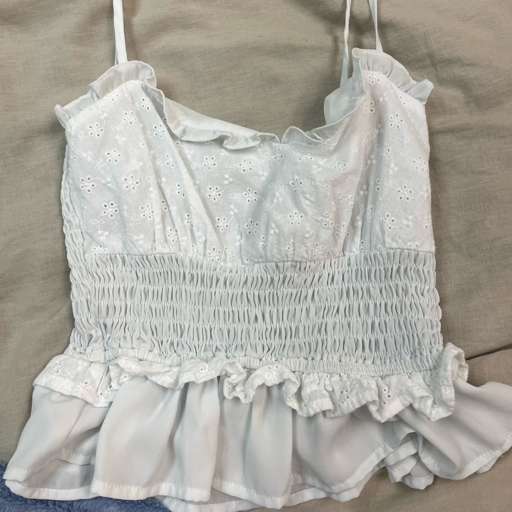 Boutique white top